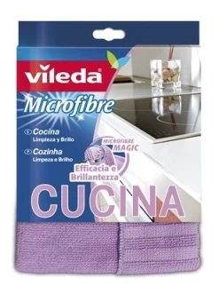 PANNO VILEDA MICROFIBRA CUCINA 32 X 32 CM