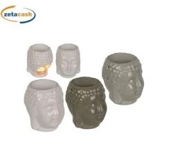 BRUCIA ESSENZE CERAMICA BUDDHA D9XH11 CM COL ASS