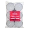 MAXI TEALIGHTS BIANCA 12 PZ. PRICE'S D. 6 DURATA 10 ORE -Negozio Di Igiene Domestica 5010414365591