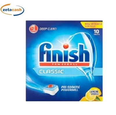 FINISH POWERBALL TABS 10 PZ LEMON SPARKLE 3 FINISH POWERBALL TABS 10 PZ LEMON SPARKLE