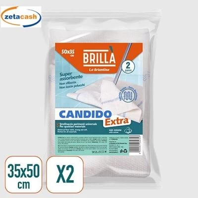 STROFINACCIO CANDIDO EXTRA 2 PZ CM 50X35 3 STROFINACCIO CANDIDO EXTRA 2 PZ CM 50X35