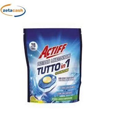 PASTIGLIE LAVASTOVIGLIE ACTIFF 28 PZ TUTTO IN 1 3 PASTIGLIE LAVASTOVIGLIE ACTIFF 28 PZ TUTTO IN 1