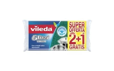 SPUGNA 3 PZ CON CRISTALLI ATTIVI SGRASSANTI 3 SPUGNA 3 PZ CON CRISTALLI ATTIVI SGRASSANTI