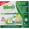 WINNI'S LAVASTOVIGLIE TABS 15PZ LIMONE -Negozio Di Igiene Domestica 8002295062741