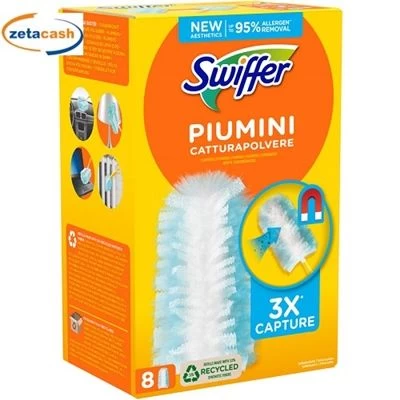 SWIFFER DUSTER RICARICA 8 PIUMINI CATTURAPOLVERE 3 SWIFFER DUSTER RICARICA 8 PIUMINI CATTURAPOLVERE