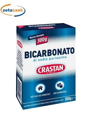 BICARBONATO DI SODIO PURISSIMO 300 GR KRASTAN 3 BICARBONATO DI SODIO PURISSIMO 300 GR KRASTAN