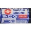 SACCHI BIDONE CATERING 160 LITRI NERO 5 PEZZI -Negozio Di Igiene Domestica 8008758107011