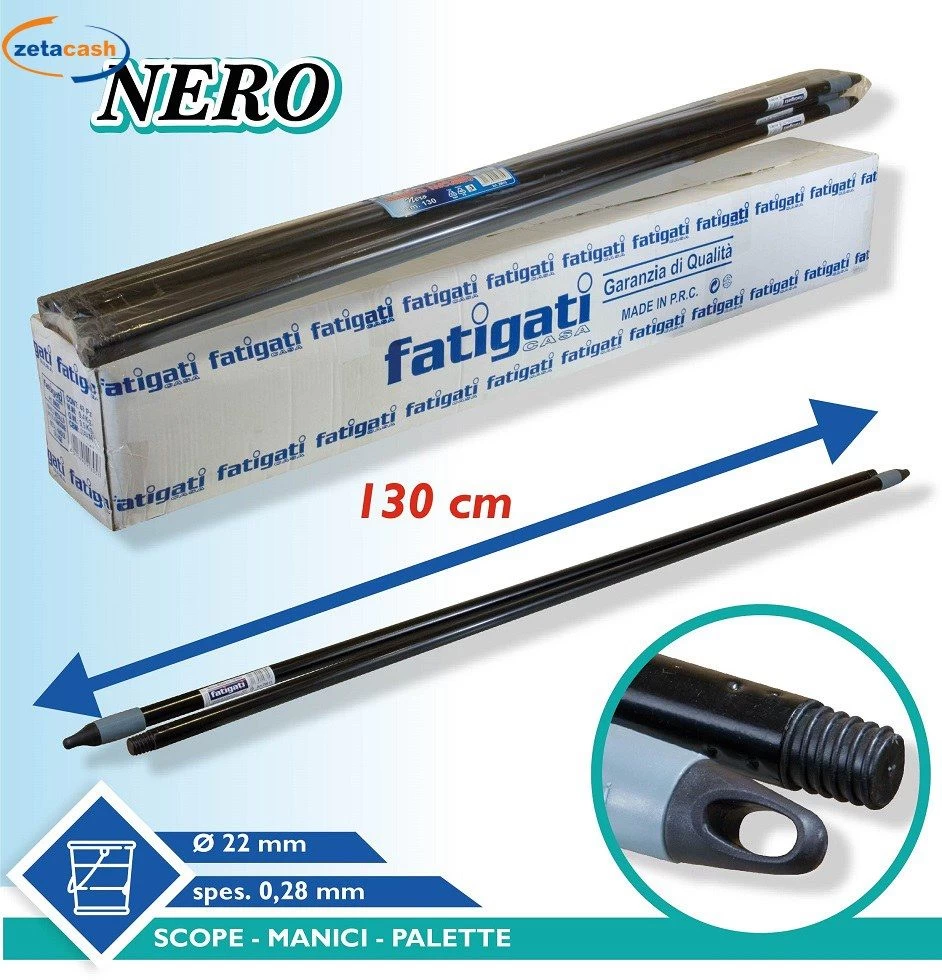 MANICO NERO IN METALLO 3 MANICO NERO IN METALLO