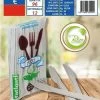 COLTELLO BIODEGRADABILE IN AMIDO DI MAIS 24 PEZZI -Negozio Di Igiene Domestica 8011696395594