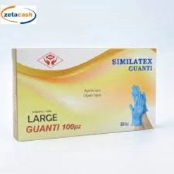 GUANTI SIMILATEX BLU TG L 100 PEZZI