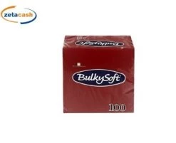 CONF. 100 TOVAGLIOLI 2 VELI CM.24 BORDEAUX BULKY SOFT