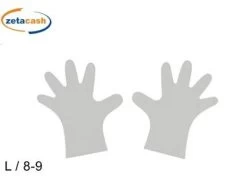 GUANTI MONOUSO TRASPARENTI IN TPE TAGLIA L 100 PEZZI