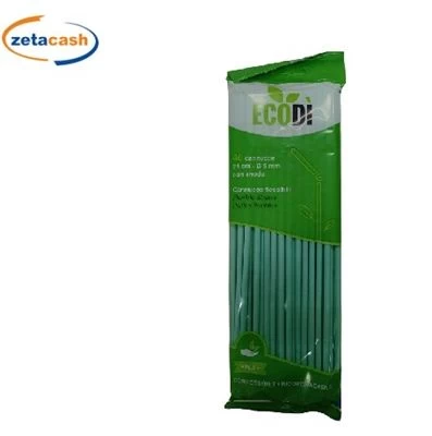 CANNUCCE 40 PEZZI VERDI FLESSIBILI 24 CM ECODI BIO 3 CANNUCCE 40 PEZZI VERDI FLESSIBILI 24 CM ECODI BIO