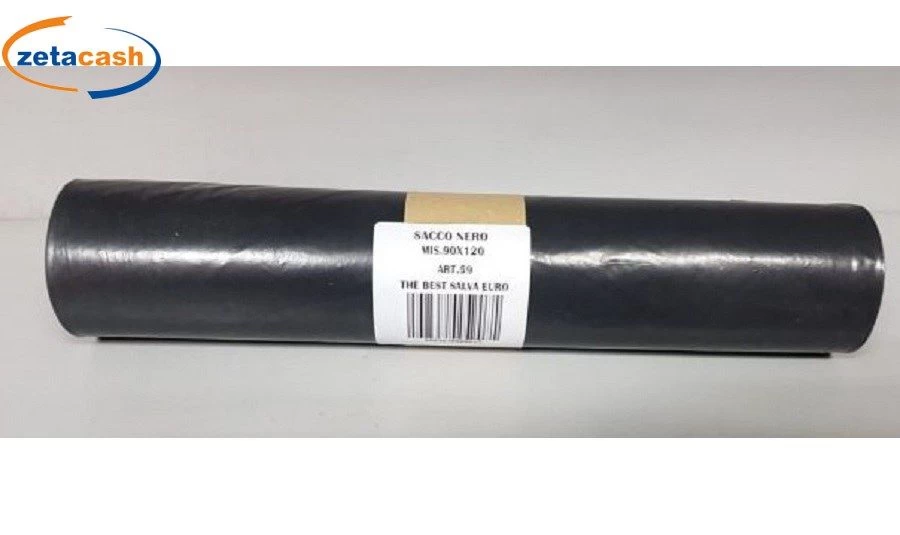 SACCHI SPAZZATURA NERI 90 X 120 CM 5 PEZZI 3 SACCHI SPAZZATURA NERI 90 X 120 CM 5 PEZZI
