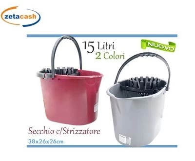 SECCHIO STRIZZATORE 15LT NERO VERDE 3 SECCHIO STRIZZATORE 15LT NERO VERDE