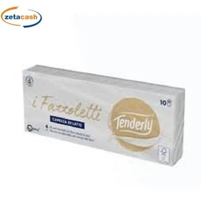 TENDERLY FAZZOLETTI 10 PACCHI 4 VELI CAREZZA DI LATTE 3 TENDERLY FAZZOLETTI 10 PACCHI 4 VELI CAREZZA DI LATTE
